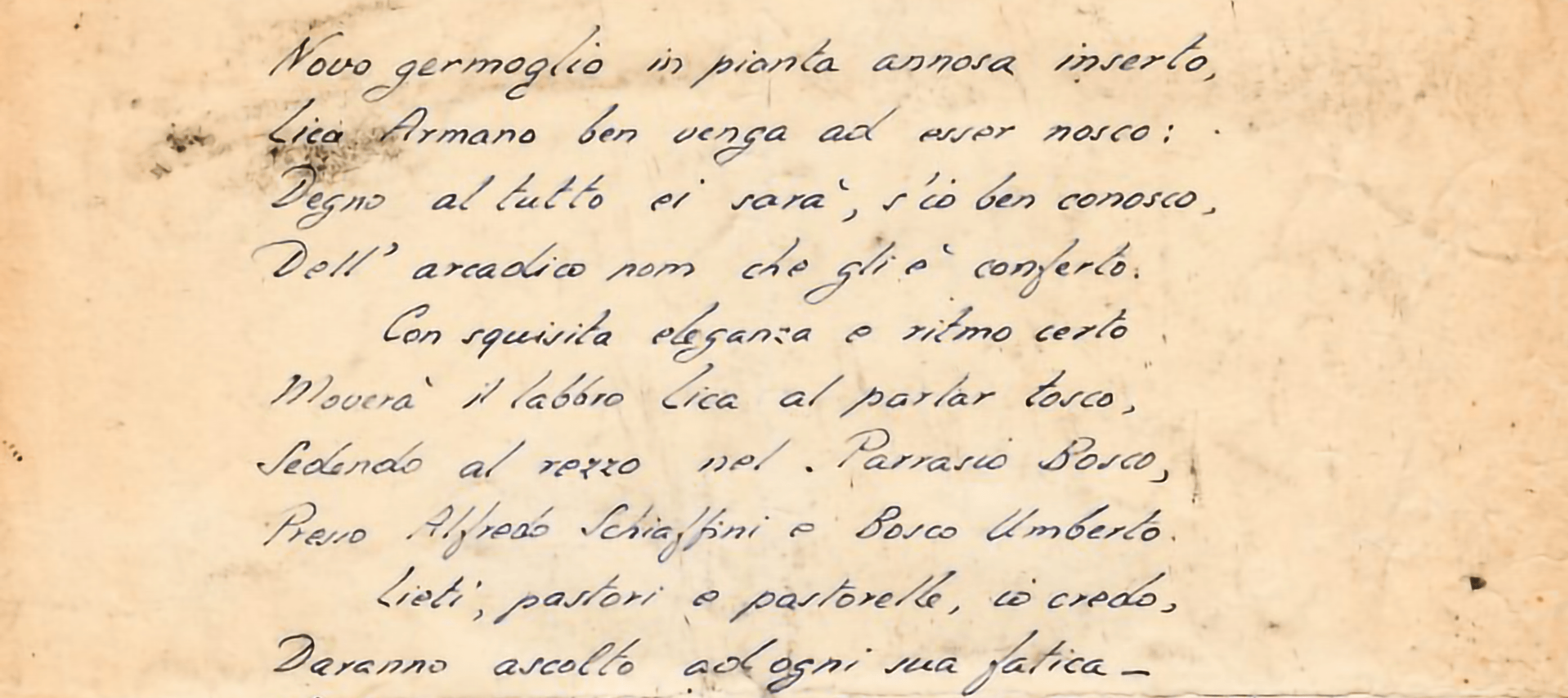 Fotografia di una lettera scritta da Guido Martellotti a W. Theodor Elwert