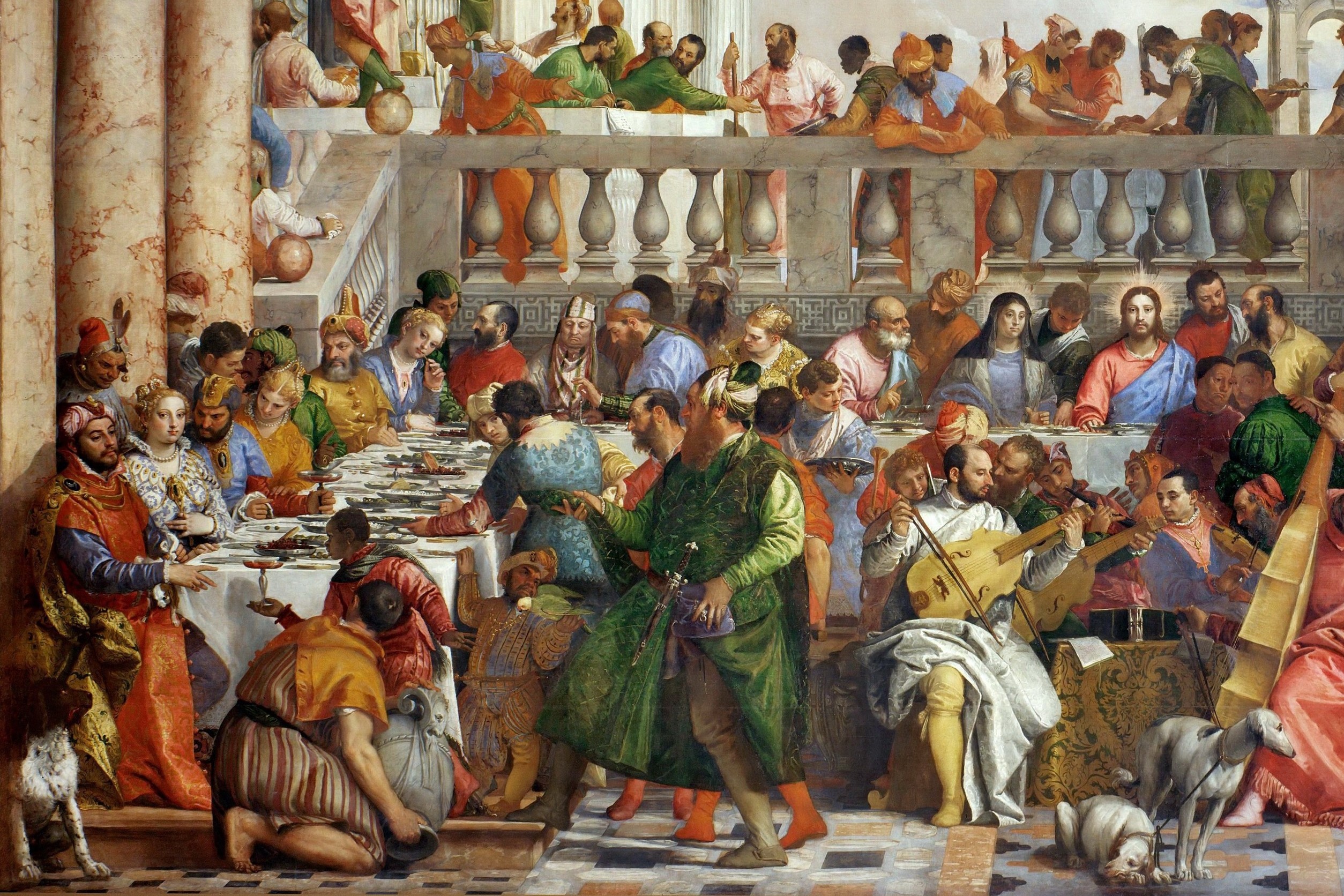 Dipinto di Paolo Veronese raffigurante l'episodio biblico della cena di Cana